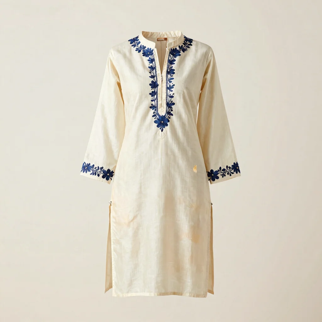 Indigo Petal Kurta