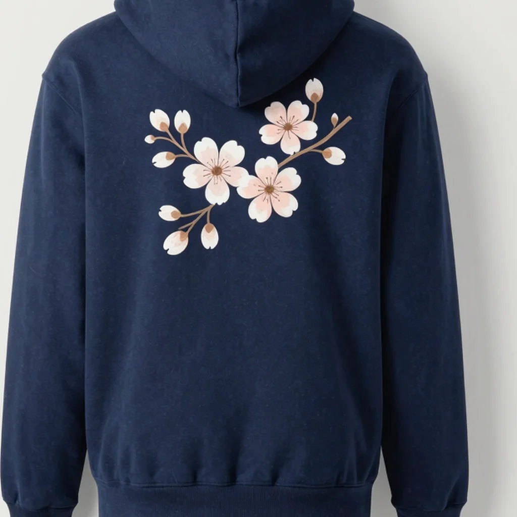 Midnight Bloom Hoodie