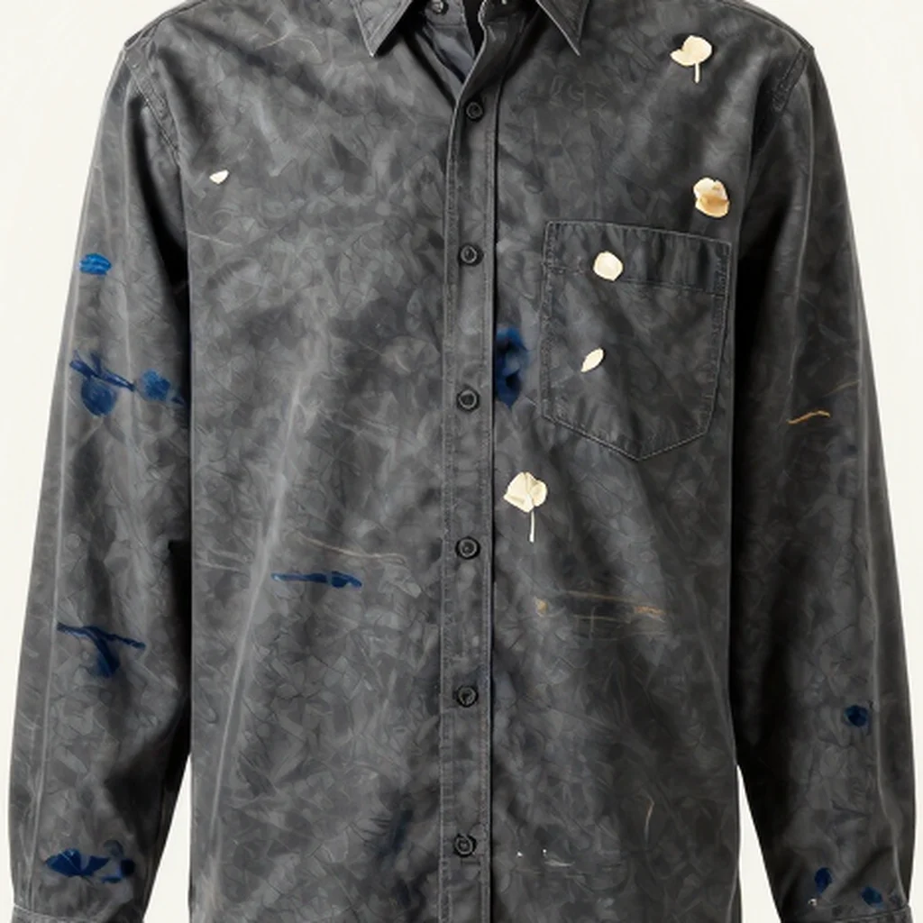 Blue Brush Shirt